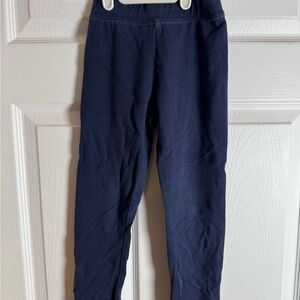 Navy Blue Kids Leggings, Size 6